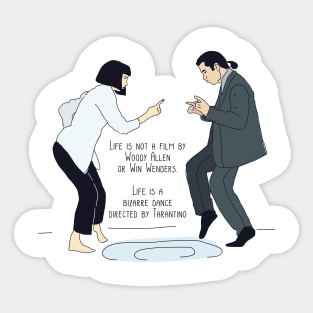 Bizarre dance Sticker